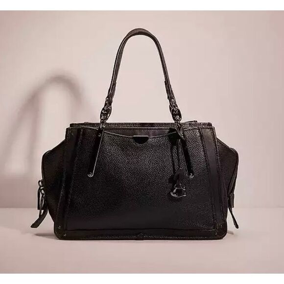 Coach Handbags - Coach 38551 Dreamer 27 Pabbled Leather Black Crossbody Bag